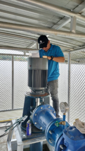 Securing a Reliable Water Source for Farmers During the Dry Season 6 turbine motor